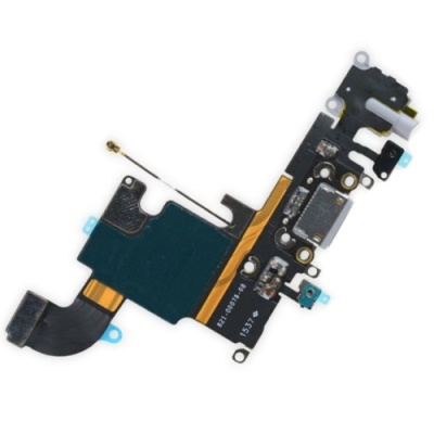 шлейф для apple iphone 6s на роз'єм живлення, гарнітури, мікрофоном (black)