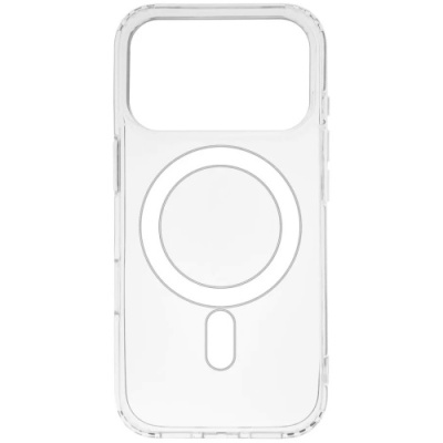 Купить силіконовий чохол magsafe для apple iphone 17 pro max (прозорий) онлайн