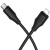 кабель hoco x124 silicone type-c - lightning 27w/1m (чорний) 