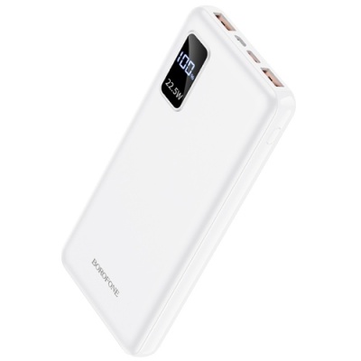додаткова батарея power bank borofone bj15 kody 10000 mah with magsafe pd20w (білий) 