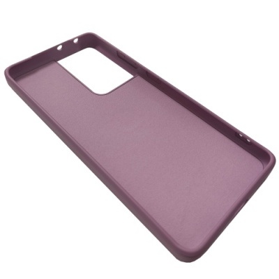 Купить силіконовий чохол soft silicone casevsmagnet ring для samsung g998 galaxy s21 ultra - cherry purple онлайн