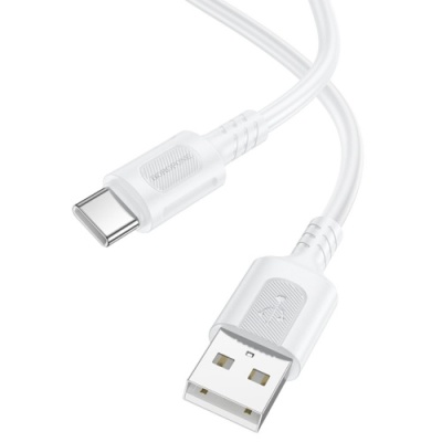 кабель borofone bx111 usb - type-c 3a/1m (білий) 
