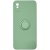Купить силіконовий чохол soft silicone casevsmagnet ring для xiaomi redmi 9a - light green онлайн