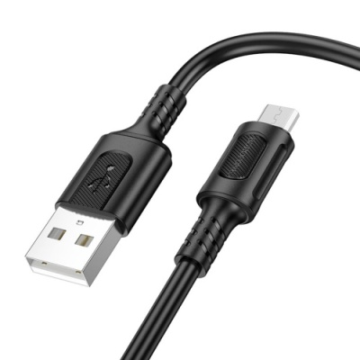 кабель borofone bx111 usb - microusb 2.4a/1m (чорний) 
