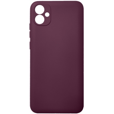 Купить силіконовий чохол soft silicone case для samsung a042 galaxy a04e (бордовий) онлайн