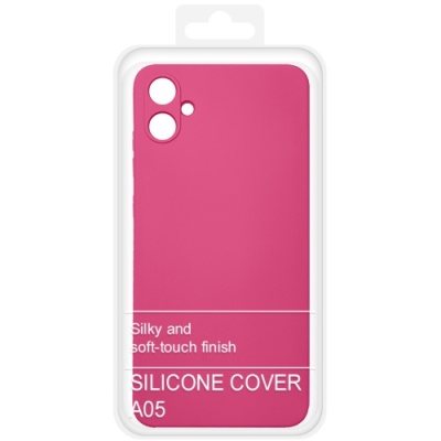 Купить силіконовий чохол soft silicone case для samsung a055 galaxy a05 (малиновий) онлайн