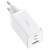 Мережевий Зарядний Пристрій Baseus GaN5 Pro Fast Charger (CCGP120202) EU 1USB/60W/QC4.0 + 2Type-C/65W/PD + (Type-C - Type-C) 100W/1m (Білий) мережевий зарядний пристрій baseus gan5 pro fast charger (ccgp120202) eu 1usb/60w/qc4.0 + 2type-c/65w/pd + (type-c - type-c) 100w/1m (білий)