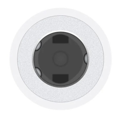 перехідник jh-002 lightning - aux (3.5mm) (білий) 