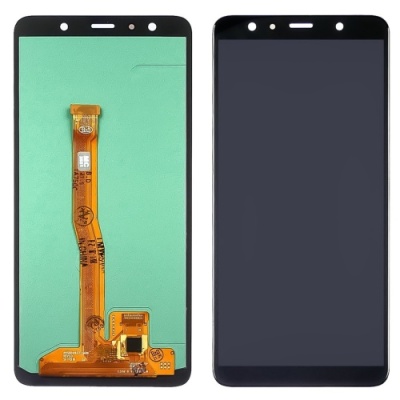 дисплей для samsung a750 galaxy a7 (2018) 5,88" з чорним тачскріном (oled)