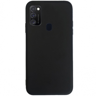 Купить силіконовий чохол soft silicone case для samsung m307 galaxy m30s/m215 galaxy m21 - black онлайн