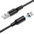 кабель borofone bx41 amiable magnetic usb - microusb 2.4a/1m (чорний) 
