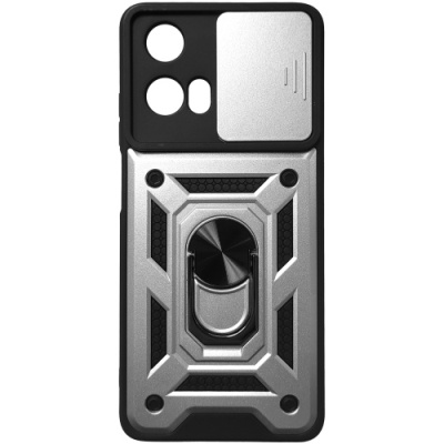 Купить чохол-накладка armor magnet camshield для motorola g04/g04s/g24/e14 - silver онлайн