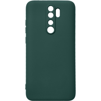 Купить силіконовий чохол soft silicone case для xiaomi redmi note 8 pro - dark green онлайн