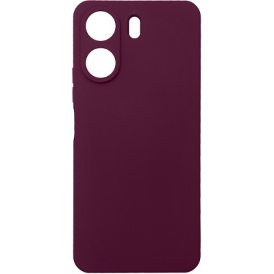 Купить чохол soft silicone case full для xiaomi redmi 13c/poco c65 (бордовий) онлайн