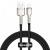 кабель baseus cafule metal usb - lightning 2.4a/1m (caljk-a01) (black) 