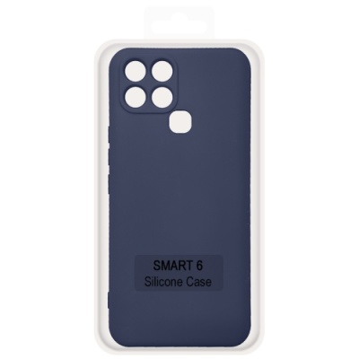 Купить чохол soft silicone case full для infinix smart 6 x6511 (dark blue) онлайн