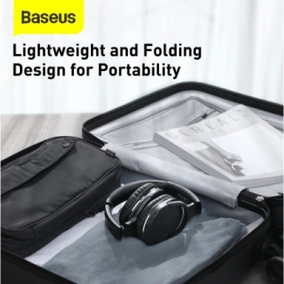 бездротові навушники накладні baseus encok wireless d02 pro (чорний) 