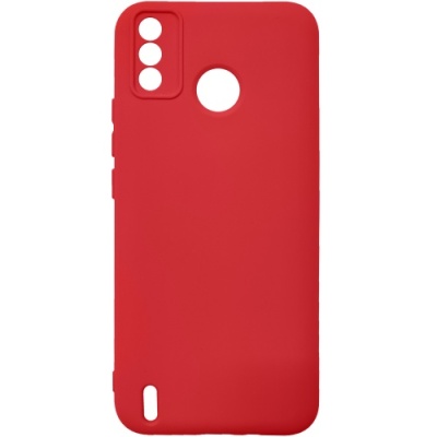 Купить чохол soft silicone case full для tecno spark 6 go (червоний) онлайн