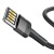кабель baseus cafule se usb - lightning 1.5a/2m (calklf-hg1) (black-grey) 