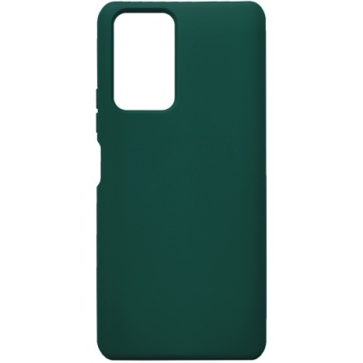 Купить силіконовий чохол soft silicone case для xiaomi redmi note 10 pro (темно-зелений) онлайн