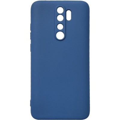 Купить силіконовий чохол soft silicone case для xiaomi redmi note 8 pro - blue онлайн