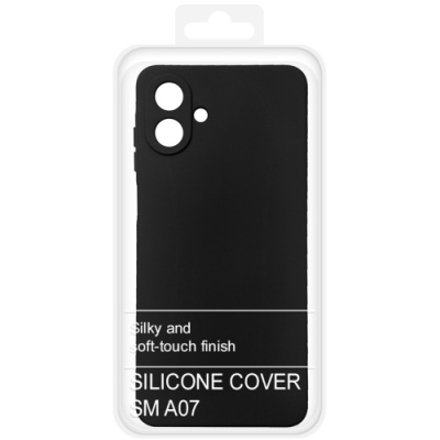 Купить чохол soft silicone case full для samsung a075 galaxy a07 4g (чорний) онлайн