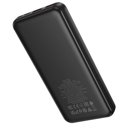 додаткова батарея power bank borofone bj80 clever 22.5w+pd20w 10000mah (чорний) 