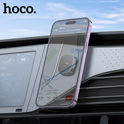 Автотримач Hoco H52 (Чорно-сірий)