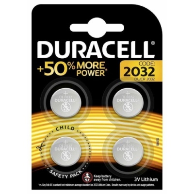батарейка duracell 2032 (4шт) 