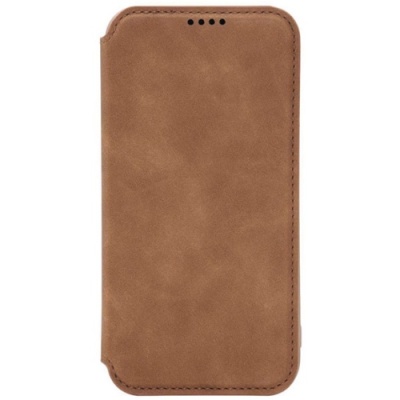 Купить чохол-книжка fitow leather для apple iphone 12 pro max - brown онлайн