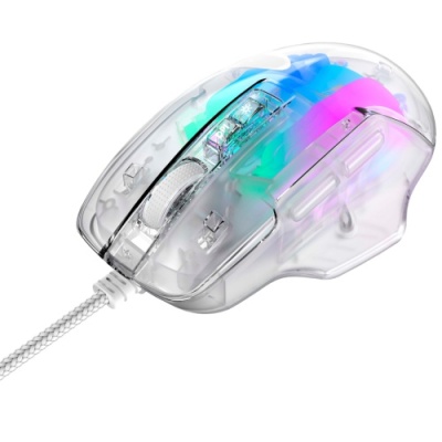 мишка дротова havit hv-ms1011se usb transparent white 