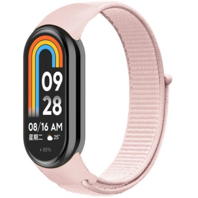 ремінець для xiaomi mi band 8/9/10 nylon (персиковий) 