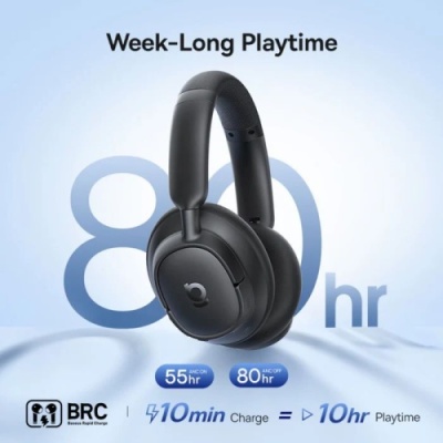 бездротові навушники накладні baseus bass bh1 nc (чорний) 