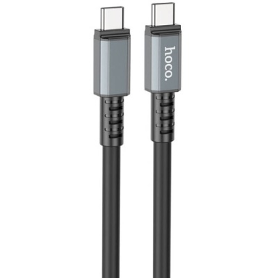 кабель hoco x85 strength (pd) type-c - type-c 60w 3a/1m (чорний) 
