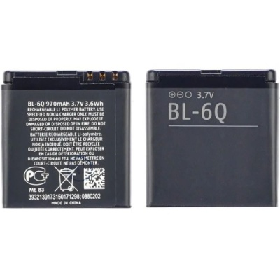 акумулятор (aa premium) для nokia bl-6q