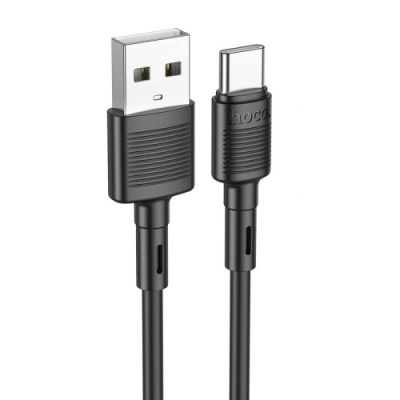 кабель hoco x83 usb - type-c 3a/1m (чорний) 
