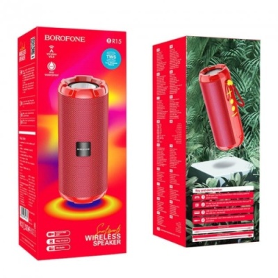 портативна колонка borofone br15 (червоний) 