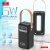 додаткова батарея power bank earldom et-pd16 60000 mah vs led lamp pd20w+qc3.0 22.5w (чорний) 