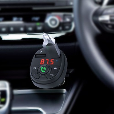 FM Модулятор Borofone BC26 2USB/2.1A (Чорний)