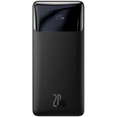 додаткова батарея power bank baseus bipow digital display 20w 20000mah overseas edition black (ppbd050501) 