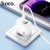 Мережевий Зарядний Пристрій Hoco CS54A 1USB/18W/QC3.0 + 1Type-C/20W/PD + (Type-C - Lightning) (Білий) мережевий зарядний пристрій hoco cs54a 1usb/18w/qc3.0 + 1type-c/20w/pd + (type-c - lightning) (білий)