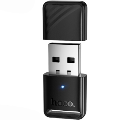 bluetooth-адаптер hoco ua42 usb bt 5.4 (чорний) 