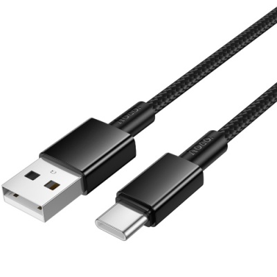 кабель hoco x119 usb - type-c 3a/1m (чорний) 