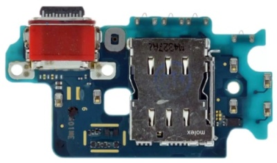 шлейф для samsung s921b galaxy s24, конектора зарядки, з мікрофоном, (original china), плата зарядки
