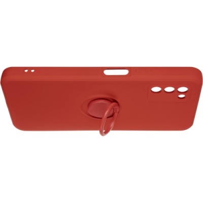 Купить силіконовий чохол soft silicone casevsmagnet ring для samsung a037 galaxy a03s - red онлайн