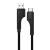 кабель earldom ec-174c soft silicone usb - type-c 3a/1m (чорний) 