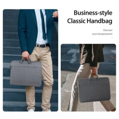 сумка для ноутбука dux ducis lbtc horizontal handbag for 13"-13.9" (dark grey) 