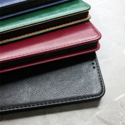 Купить чохол-книжка leather fold для xiaomi redmi note 10 pro (чорний) онлайн