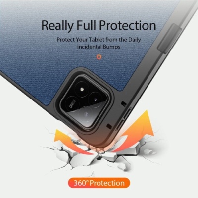 Купить чохол dux ducis domo для xiaomi pad 6s pro 12.4" with stylus pen holder & auto sleep wake (blue) онлайн