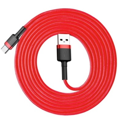 кабель baseus cafule usb - type-c 3.0a/1m (catklf-b09) (red) 
